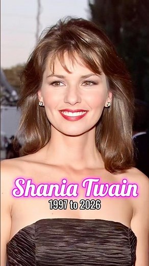 Shania Twain evolution from 1997 to 2026