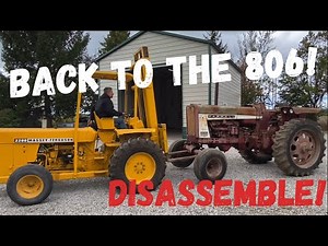 Farmall 806 disassembly begins! Broken gears and broken hearts 😆