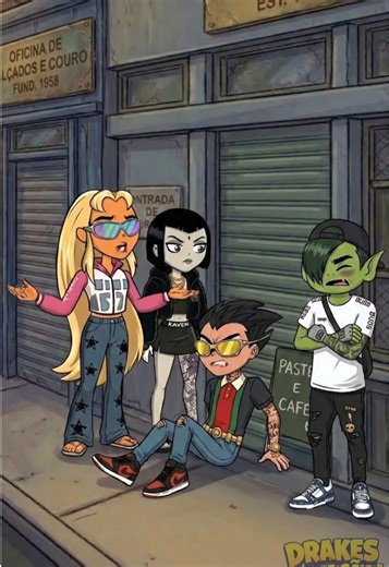 Drakes Em Açao! Ep 4 - Confusão na Adega #jovenstitãs #drakes #vo3 #viral #desenhoanimado