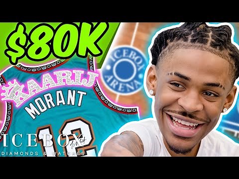 NBA Star Ja Morant Scores $80K Chain at Icebox!