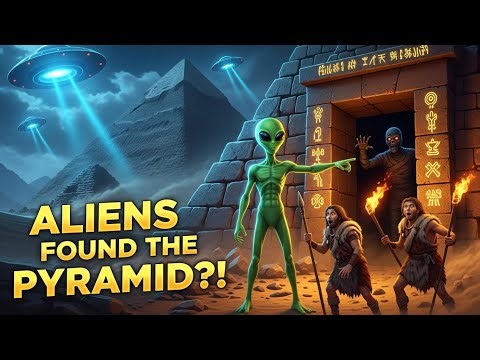Aliens Led Early Humans Into a Pyramid… The Secret Inside Shocked Them! 👽 #ai #shorts 