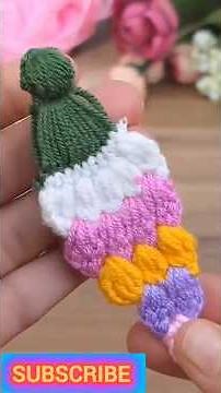 Tiny Knitted Keychains and How to Make Them #knitting