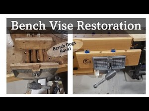 Bench Vise Restoration with Bench Dogs!! From My High School Shop Class! Wilton Bench Vise