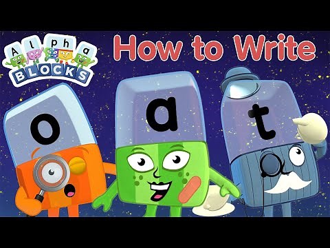 How to say and write letters | Learn Phonics | ‪@officialalphablocks‬