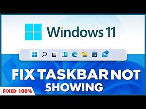 Fix Windows 11 Taskbar Notifications Not Showing Issue | Restore Missing Taskbar Icons in Windows 11