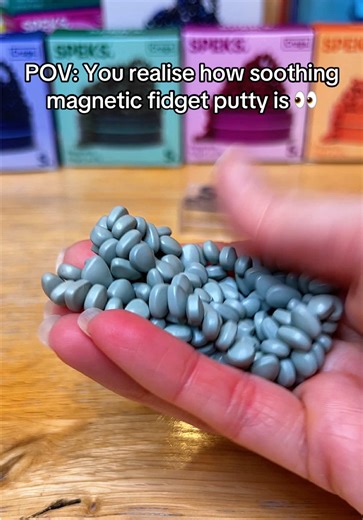 Can’t stop playing with this Speks magnetic fidget putty… the magnetic stress stones are strangely calming and super satisfying! 🌼 #Magnetic #Speks #StressRelief #fidgettoys #magnetictoys @Speks