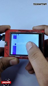 Touch Screen Flappy Bird using Arduino! UNBELIEVABLE! 😳✨ #arduino #TFT #flappybird #game #Touchscreen | Techwithpi