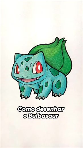 Como Desenhar o Bulbasaur Passo a Passo