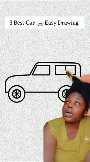 Best ways to draw car | Ngozi Marvellous Okoye