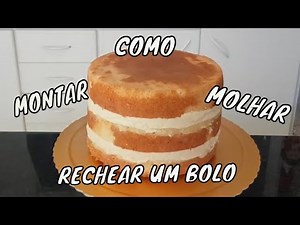 HOW TO ASSEMBLE, MOISTEN, AND FILL A CAKE