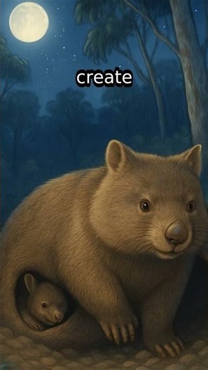 Wombats’ Backward Pouches: Nature’s Ingenious Burrowing Adaptation! #Wombats #Wildlife