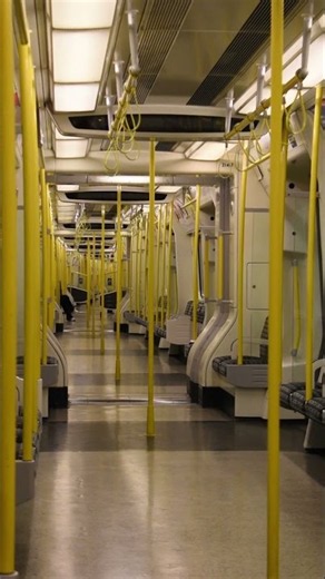 Underground Train Moving Carriages Inside Train #Shorts