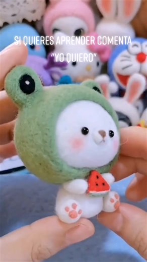 #feltingtutorials #needlefelting #kawaii #homemade.