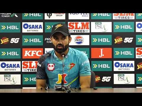 Mohammad Rizwan Press Conference | Lahore Qalandars vs Rawalpindiz | Match 27 | HBL PSL 11 | MZB1K