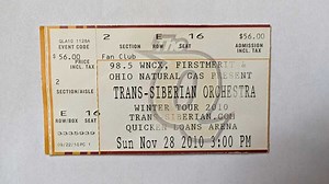 Nov 28, 2010: Chris Caffery / Trans-Siberian Orchestra at Quicken Loans Arena Cleveland, Ohio, United States | Concert Archives