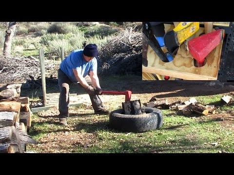 Collins 12 lb. Firewood Splitting Maul Axe Review and Usage