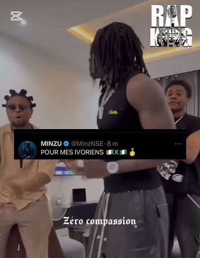 🚨BOOM| L’artiste nigérian 🇳🇬 MINZ dédie la chanson NUMBER ONE en feat avec Himra aux ivoiriens 🇨🇮❤️