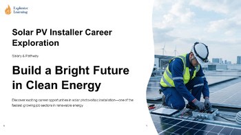 Solar Pv Installer Career Exploration Salary Pathway | Class Supplement