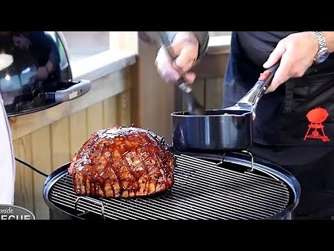 How To Smoke A Gammon Joint In A Weber Smokey Mountain Cooker BBQ