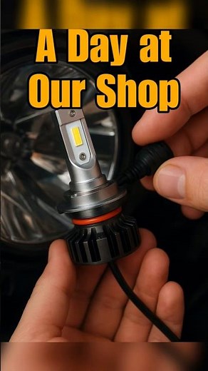 Watch This LED Bulb Transformation 🔧✨ | Car Headlight ASMR