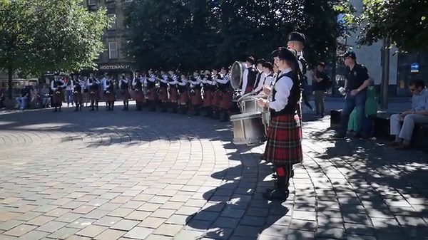 St Columbas, Kilmacolm during Piping Live 2022 | We Love Pipe Bands