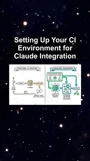 Setting Up Your CI Environment for Claude Integration #ai #artificialintelligence #machinelearning