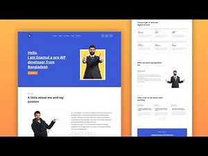 How to Create a Responsive Personal Portfolio Using HTML and CSS | Step-by-Step Guide