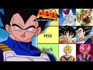 ABA DBZ Characters Tier List | Anime Battle Arena