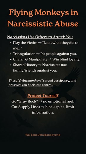 Flying Monkeys: The Silent Weapon of Narcissist Psychology Explained