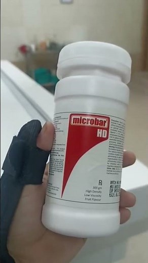 “Microbar HD – Contrast drink for clear CT & X-ray images