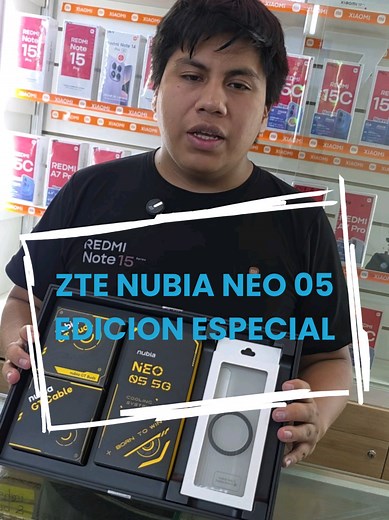 Ya nos llego el nuevo #ztenubianeo5 de @ZTE Bolivia 💙 El celular gamer mas completo de la gama media 📱 #zte #nubianeo5 #celulares #gamer