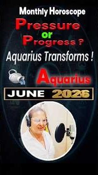 AQUARIUS 2026 ♒Horoscope I June 2026 Horoscope #shorts
