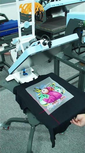 This DTF heat press comes with a built-in laser positioning system#shorts