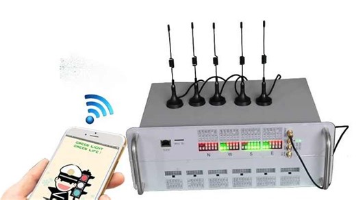 Wireless Traffic Counter New Modern Design Factory Supply Network Intelligent Smart Traffic Light Controller