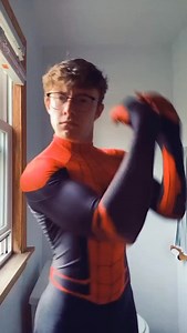 Peter what are you doing in there?? #spiderman #cosplay #model | Anubace