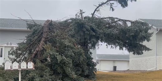 High winds pose threat of flying debris