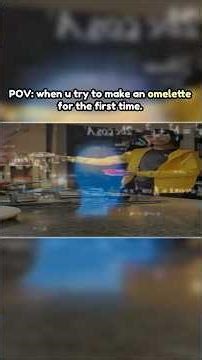 POV: when u try to make an omelette for the first time. #shorts #funny #cooking #comedy #viral