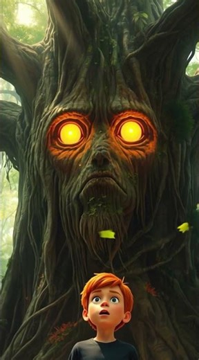 The Tree That Asked a Boy for Help #Shorts #Story #KidsStory #MagicStory #AdventureStory