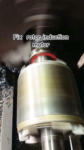 repairing induction motor rotor #automobile #inductionmotor