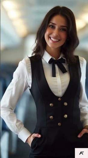 Beautiful Airline Stewardess | AI Girls #aigirl