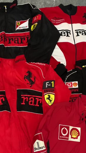 Vintage Ferrari Racing Jackets Collection