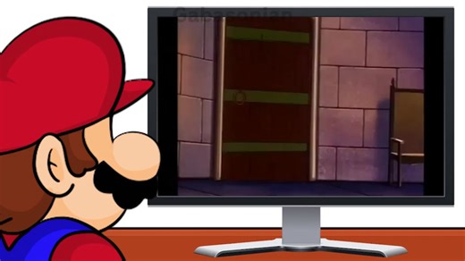 When Mario tries to smooch Peach #mario #princesspeach #zelda #link