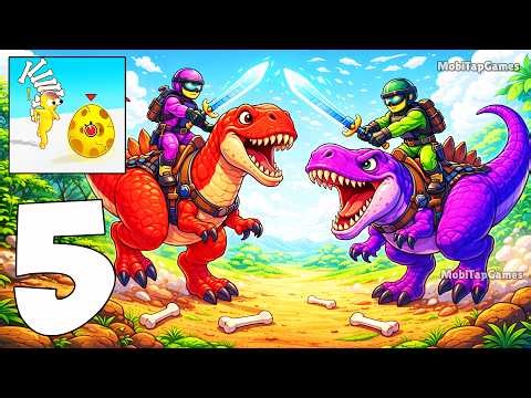 Dino Chaos – Crazy Dino Race & Hatch Fun – Gameplay Walkthrough Part 5 (iOS, Android)