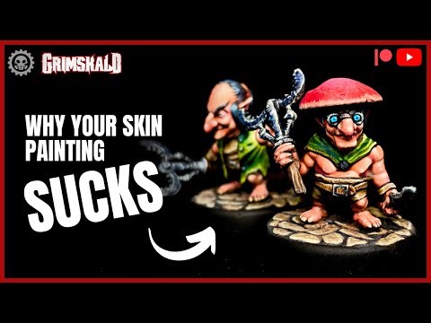 How to Paint Good Skin in Miniatures 🎨 Grimskald Miniatures