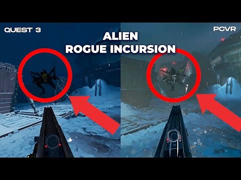 Quest 3 VS PCVR - Alien Rogue Incursion [4K]