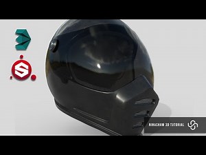 Modeling & Texturing a Motorcycle Helmet - Part1 [Modeling]