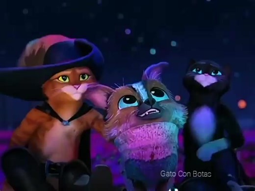 El gato con botas y su amor por Kitty