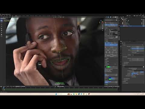 digital makeup keentools face builder and facetracker in blender