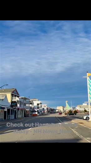 Check out Hampton Beach today - Watch to the end to see the Ocean #fblifestyle Original Sound | NH News Now