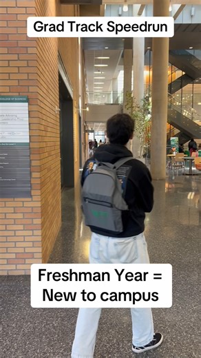 UNT RCoB Graduate Programs Office on Instagram: "POV: You just discovered UNT’s College of Business Grad Track 👀 🎒 Freshman year: “Where am I?” 📝 Junior year: Applying for the Grad Track program 🎓 Senior year: MBA classes already on your schedule Save time. money. stress. Why wait when you can get a head start on your MBA? Come talk to us in the Graduate Programs Office in BLB 201 to get started! 🚀 #WeMeanBusiness #GMG #UNTRCOB #UNTGraduatePrograms #BusinessMasters #AdvanceYourCareer #Gradu